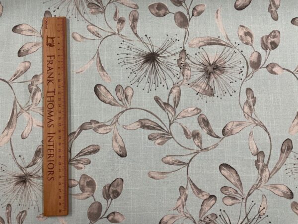 Floral Meadow Thistle Cotton - SEA SPRAY - Image 3