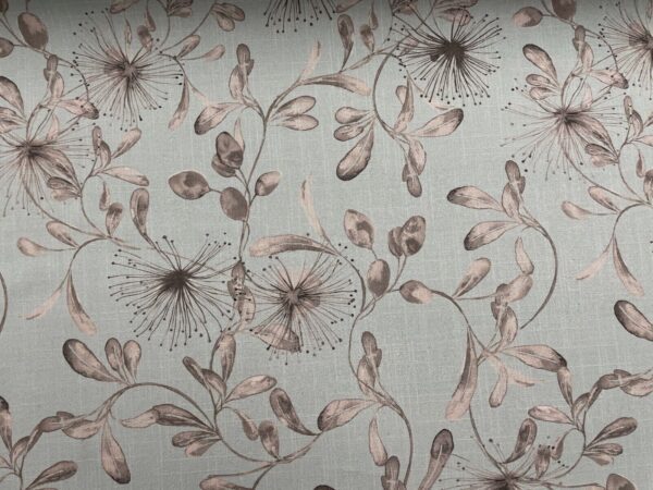 Floral Meadow Thistle Cotton - SEA SPRAY - Image 5